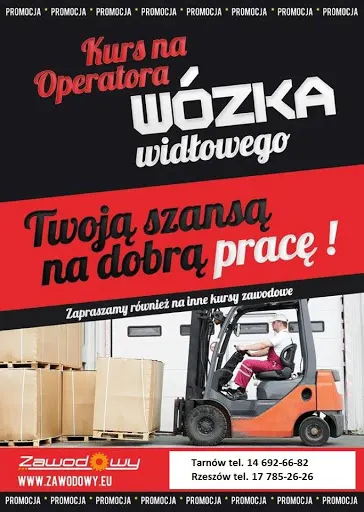 Zawodowy - kurs na wózki widłowe UDT, ładowarki teleskopowe, spawacze